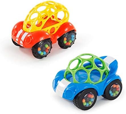 Bright Starts Oball Spielzeugauto mit Rassel (ab 3 Monaten)