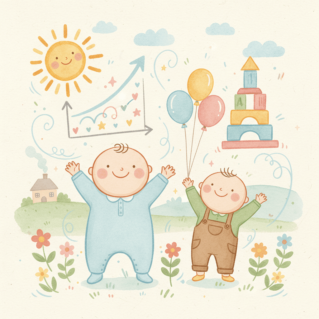 Wachstumsschübe bei Babys & Kleinkindern: Ratgeber für Eltern