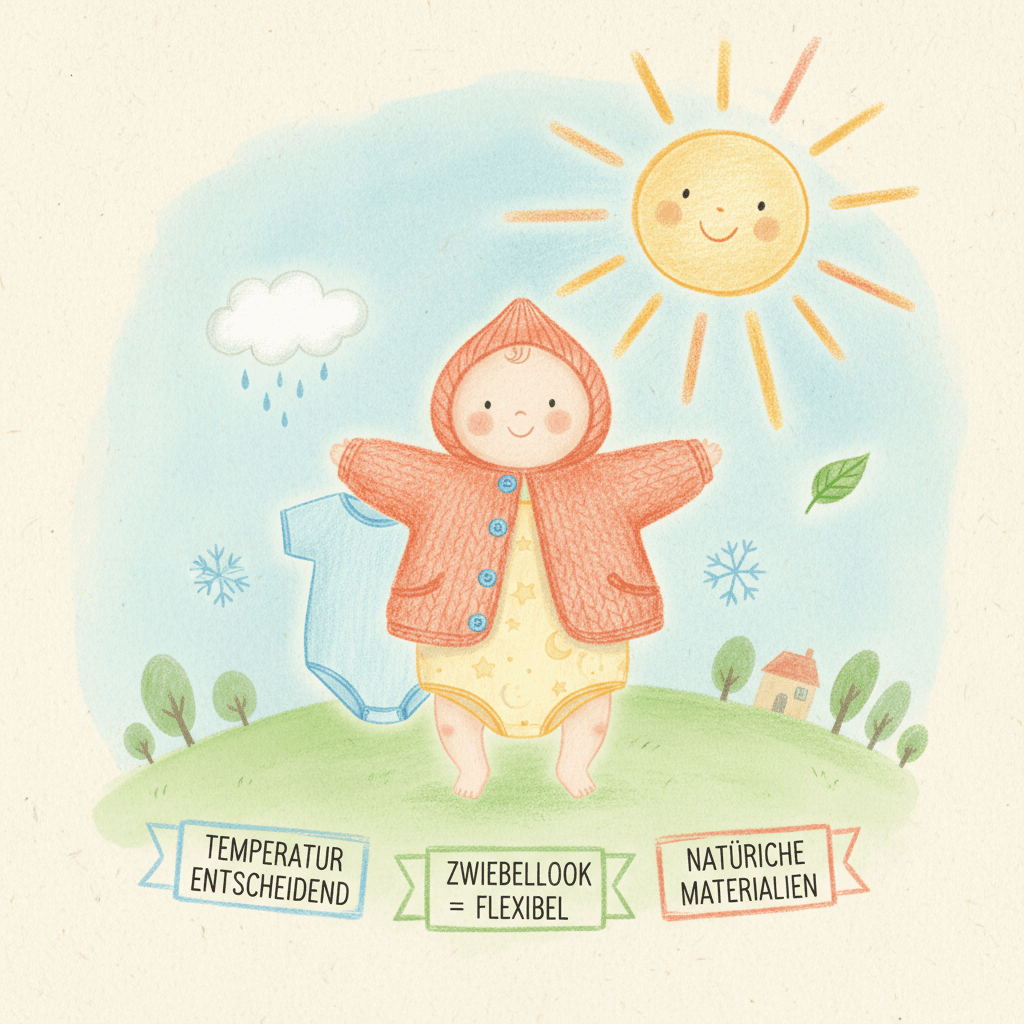 Was soll ich meinem Baby anziehen? Der große Temperatur-Guide