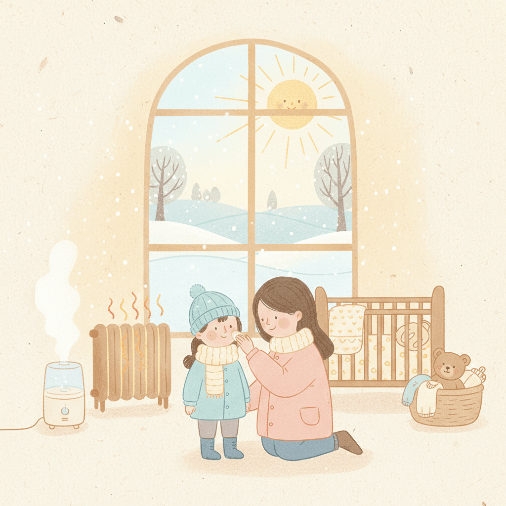 Trockene Haut im Winter: Sanfte Pflege für Babys & Kinder